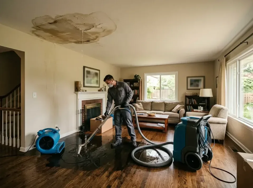 attic-pipe-burst-ceiling-drip-008 — frequently asked questions, Water Damage Restoration & Carpet Care in Mount Clemens, MI